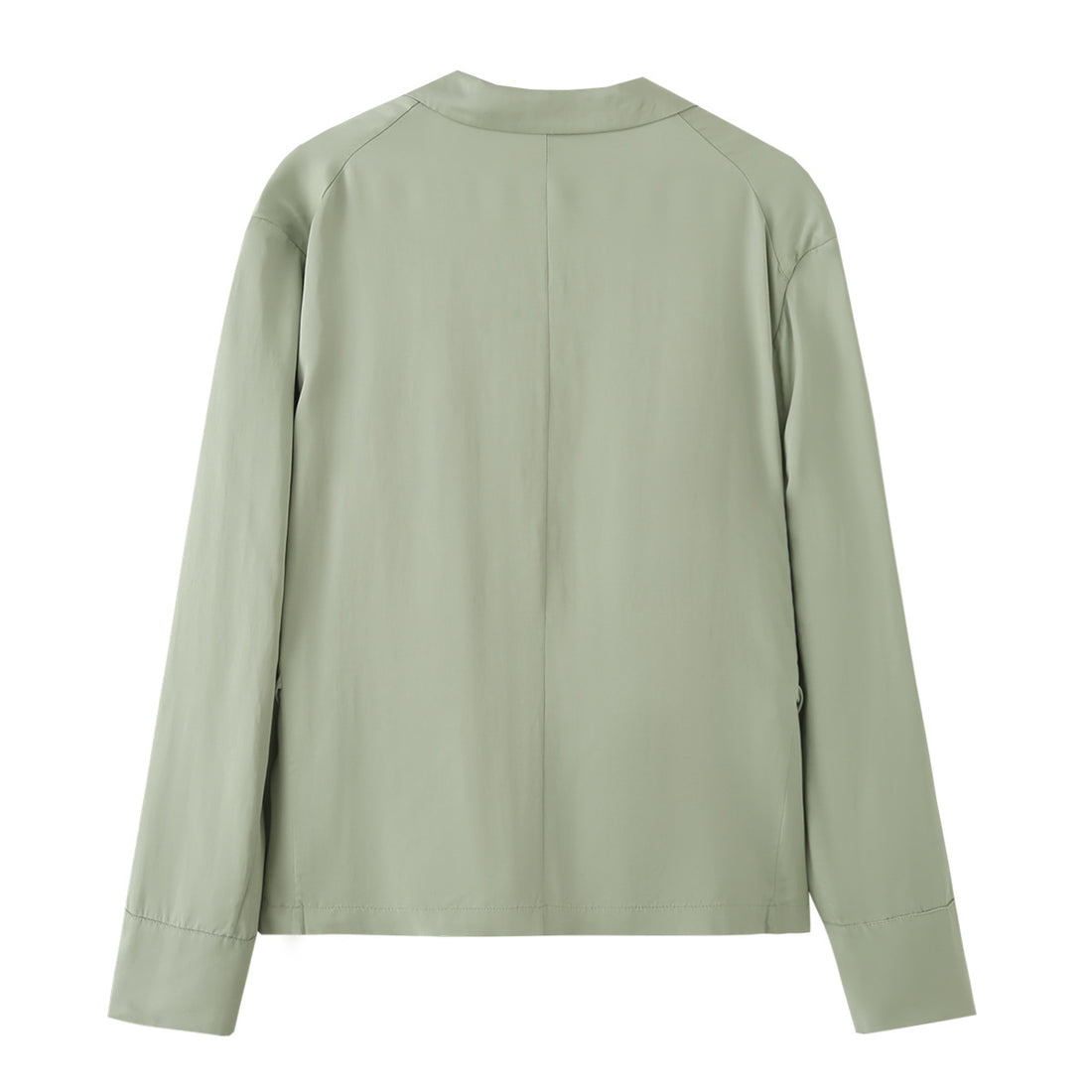 Damen Leichter Cropped Blazer mit Bindegürtel und Schalkragen Echoarchiv