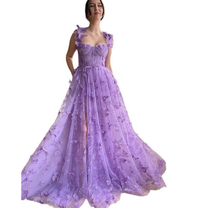 Echoarchiv | Chic Schlitz Braut Party Strand Kleid