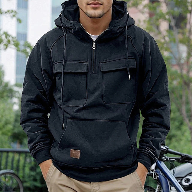 Herren funktioneller Anorak mit praktischen Taschen Echoarchiv
