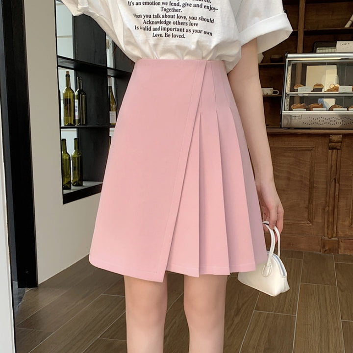 Damen Plissierter Minirock mit hoher Taille Echoarchiv