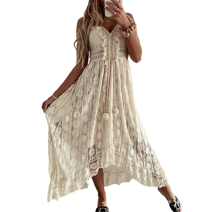 Damen Spitzen Maxikleid Echo Archiv