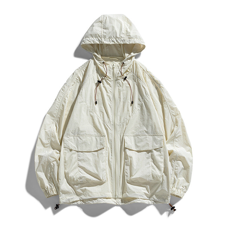 Damen Leichte Outdoor-Jacke mit Kapuze und Taschen Echo Archiv