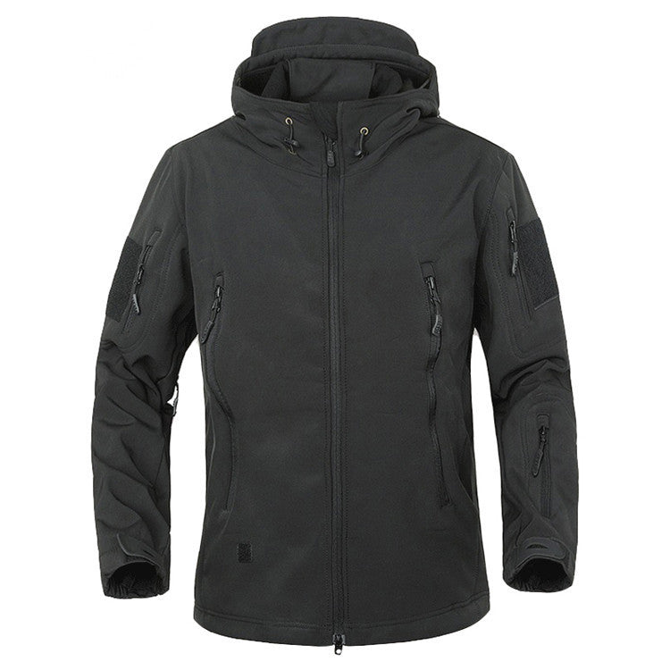 Herren technische Softshelljacke mit abnehmbarer Kapuze Echoarchiv