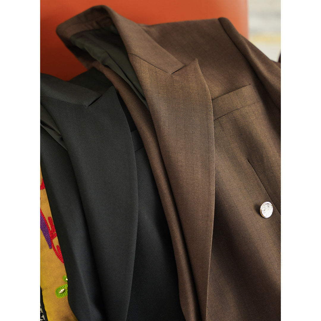 Damen Eleganter Doppeltbreasted Blazer Echoarchiv 1789269052