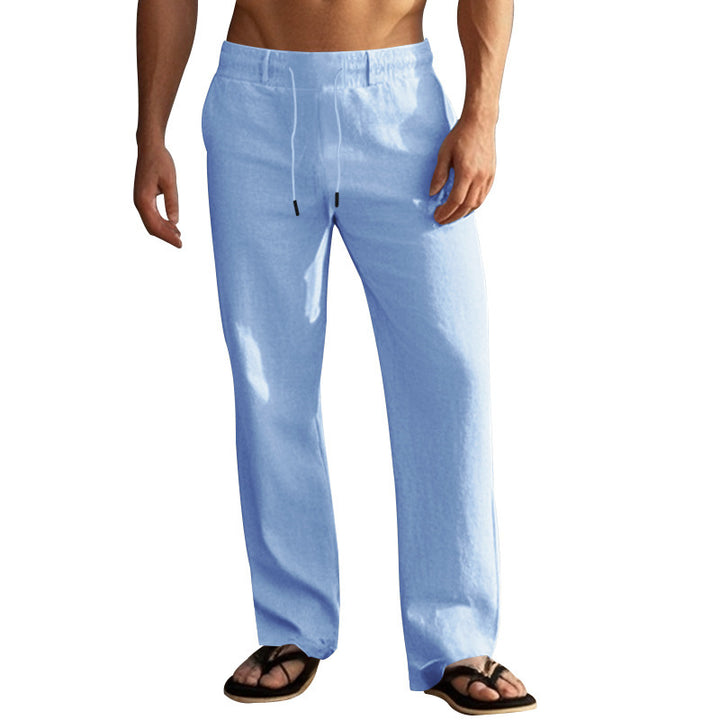 Herren Bequeme Strandhose mit elastischem Bund und praktischen Seitentaschen Echoarchiv
