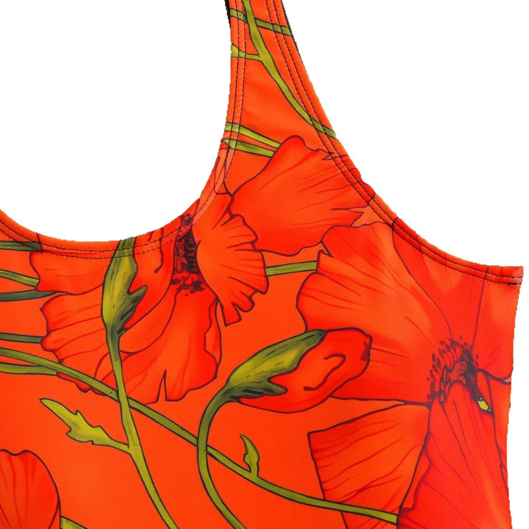 Damen Sportlicher Badeanzug mit floralem Design Echo Archiv