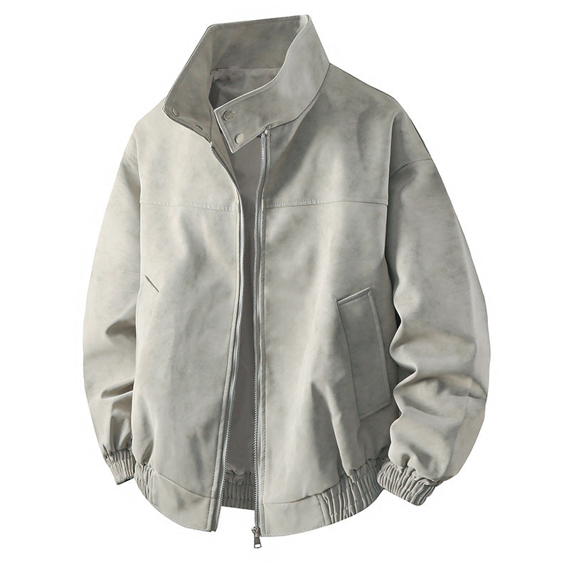 Herren Modische Übergangsjacke mit hohem Kragen und revitalisierendem Innenfutter Echoarchiv