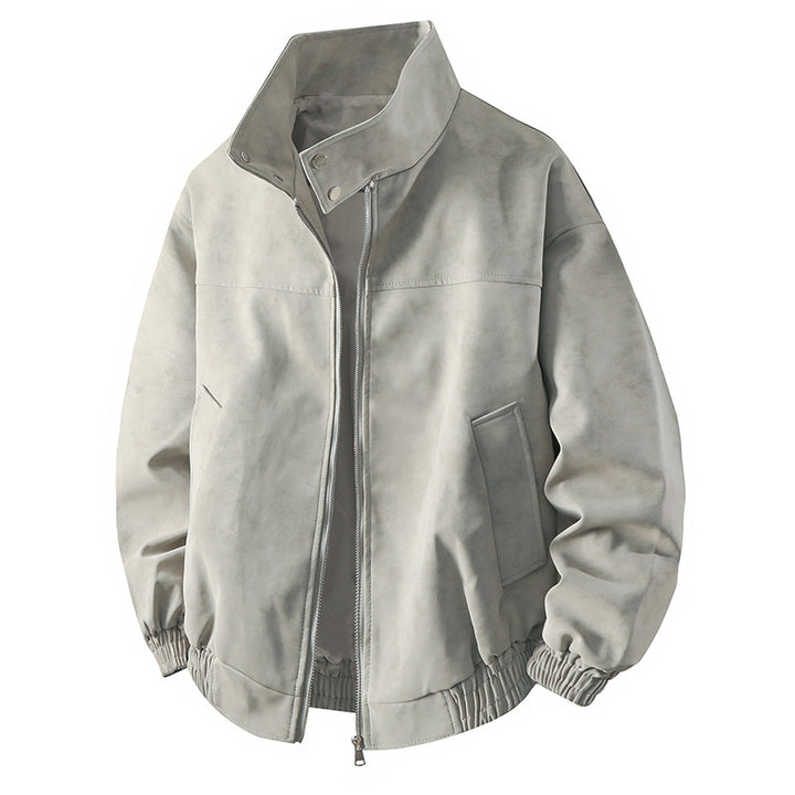 Herren Modische Übergangsjacke mit hohem Kragen und revitalisierendem Innenfutter Echoarchiv