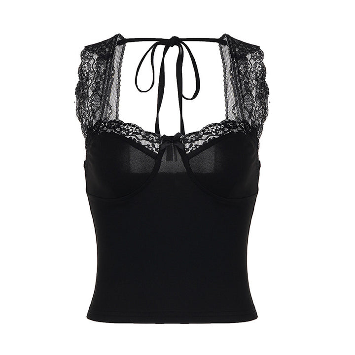 Damen Spitzen-Camisole mit elegantem Schnitt und verspielten Details Echo Archiv