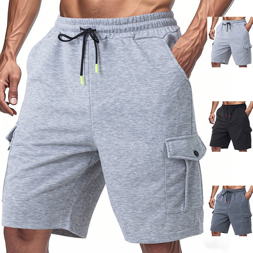 Herren funktionale Sportshorts mit praktischen Seitentaschen und elastischem Bund Echoarchiv