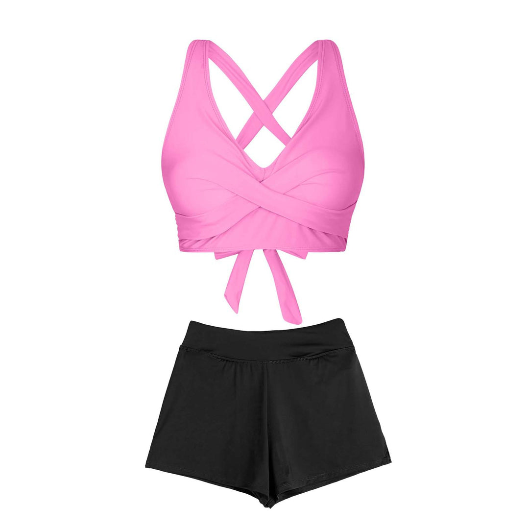Damen Zweiteiliger Badeanzug mit floralem Design Echo Archiv