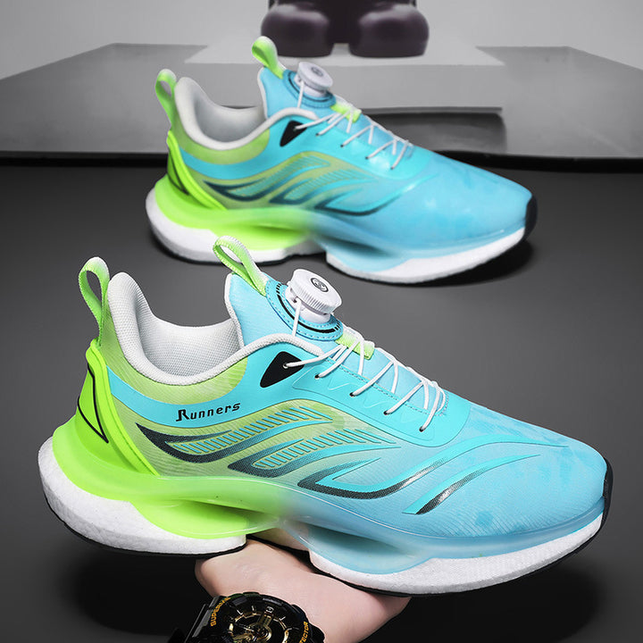 Herren nan innovativer Laufschuh mit Drehverschluss, nahtlosem Strickobermaterial und reaktiver Luftkammerdämpfung Echo Archiv