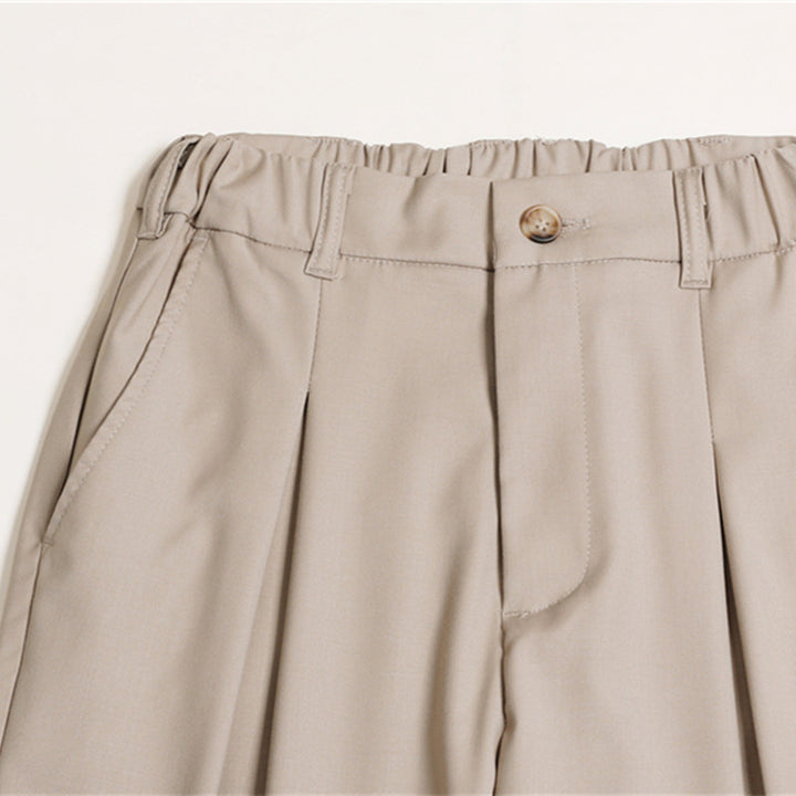 Damen Palazzo-Hose mit hoher Taille, Bügelfalten und elastischem Bund Echo Archiv