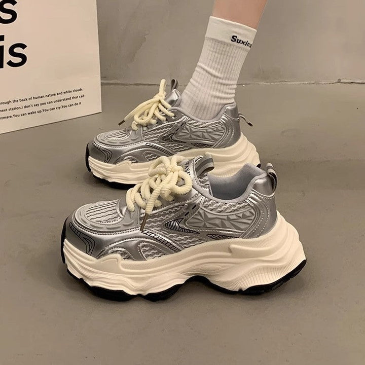 Damen Sportliche Chunky Sneakers mit atmungsaktiver Oberfläche und dämpfender Sohle Echo Archiv