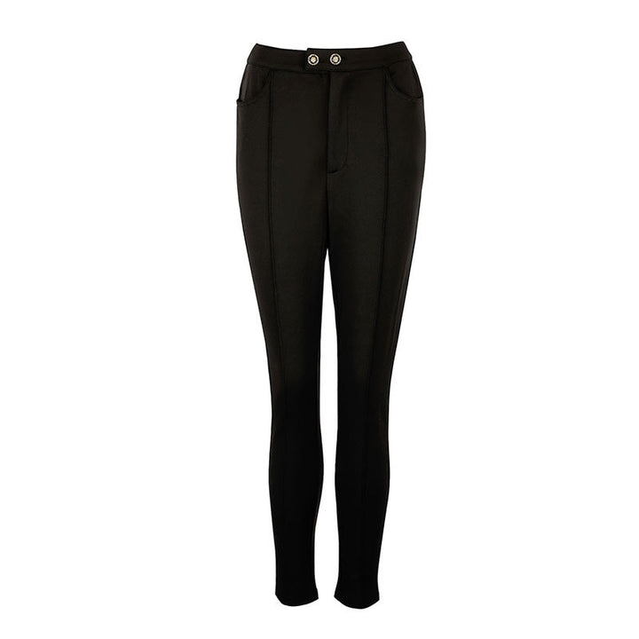 Damen elegante Hosen mit hohem Bund Echo Archiv