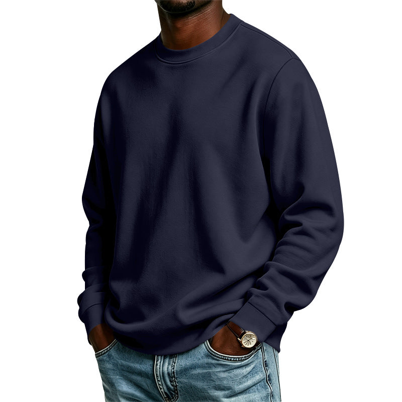 Herren Oversize-Sweatshirt mit Rundhalsausschnitt, weicher French-Terry und Rippbündchen Echoarchiv
