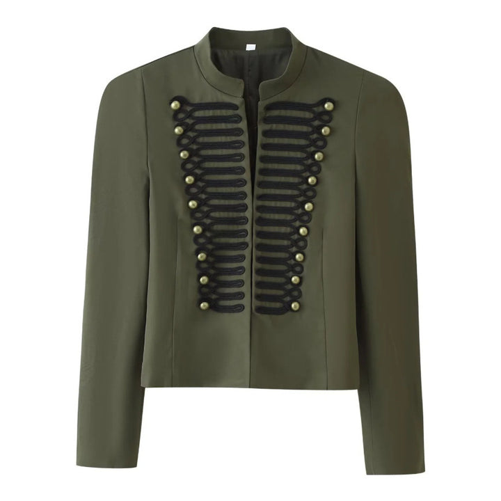 Damen Kurzjacke im hussareninspirierten Design mit Stehkragen und Zierkordeln Echo Archiv
