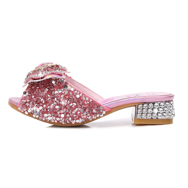 Damen Glitzernde Hausschuhe Echo Archiv