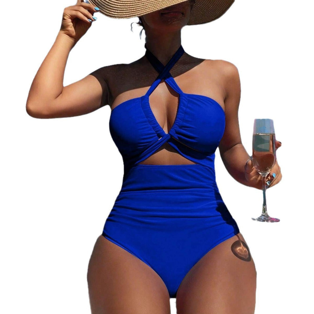 Damen eleganter Cut-Out Badeanzug Echo Archiv