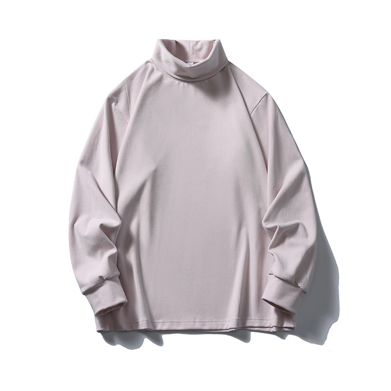 Unisex Oversize-Halbrollkragenpullover aus feinem Jersey mit Raglanärmeln und gerippten Bündchen Echo Archiv
