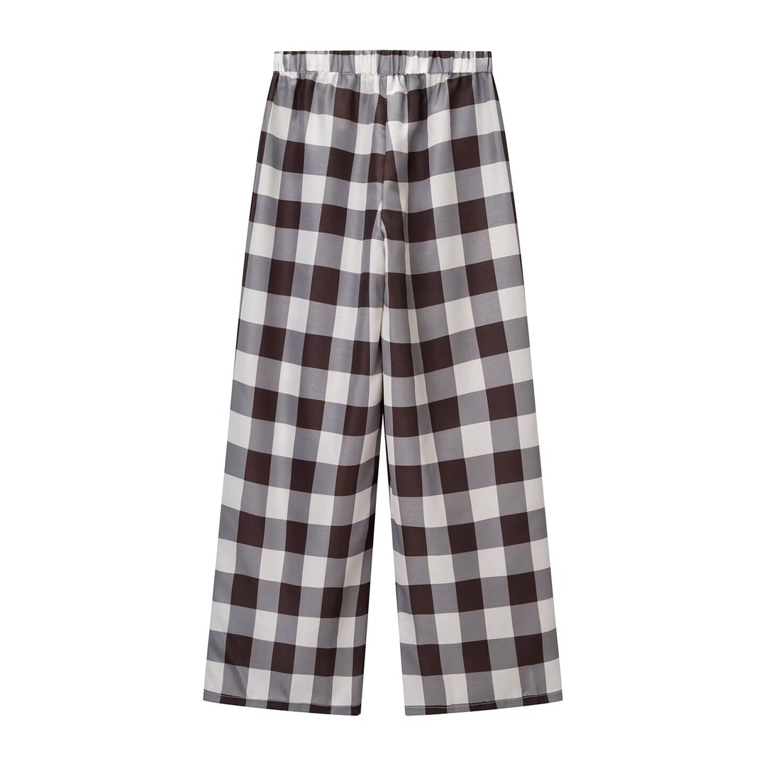 Damen weite Karottenhose mit elastischem Bund Echo Archiv