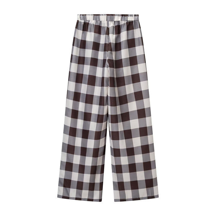 Damen weite Karottenhose mit elastischem Bund Echo Archiv