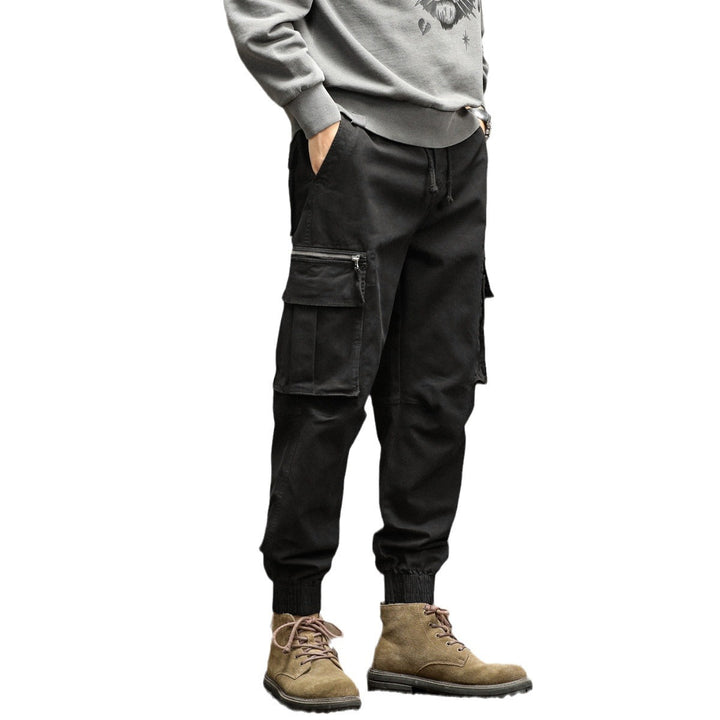 Herren Cargo-Hose mit multifunktionalen Taschen und robustem Baumwollmaterial Echoarchiv