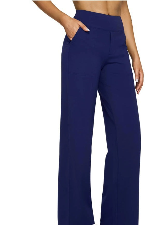 Damen Weitgeschnittene Lounge-Hose mit elastischem Bund Echoarchiv
