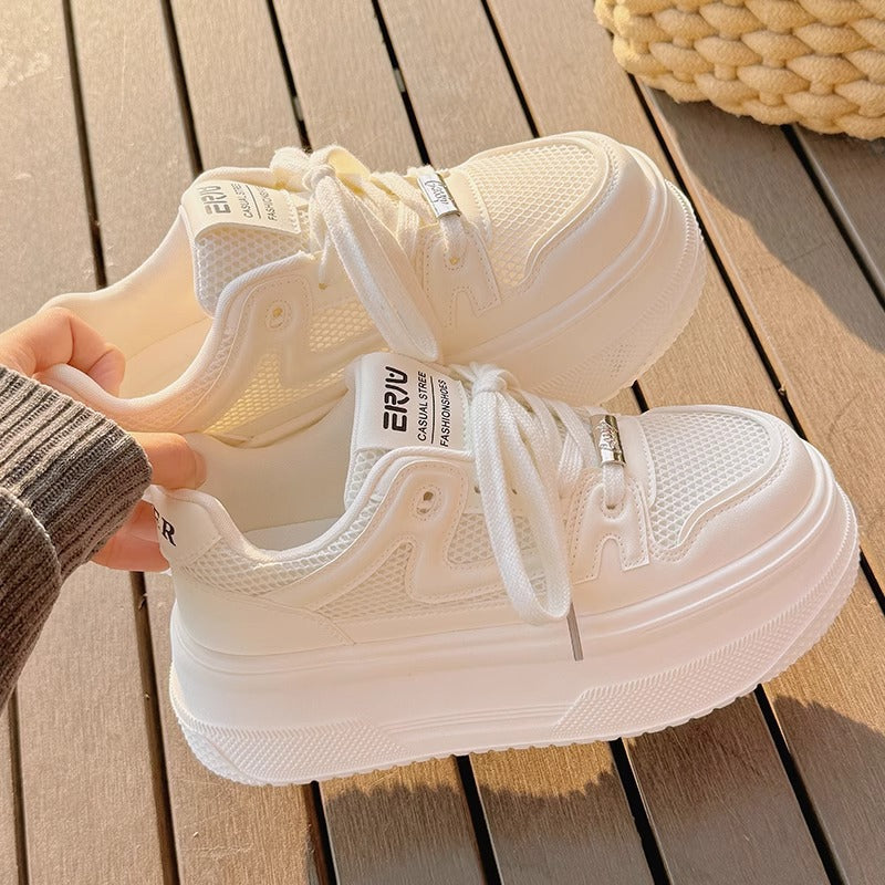 Damen Chunky Sneakers mit atmungsaktivem Mesh-Obermaterial und komfortabler Plateausohle Echo Archiv