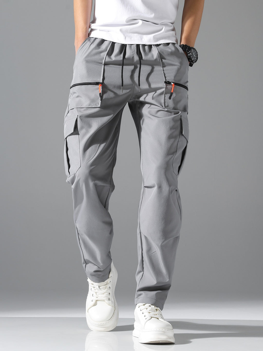 Herren Bequeme Cargo-Hose mit elastischem Bund Echo Archiv