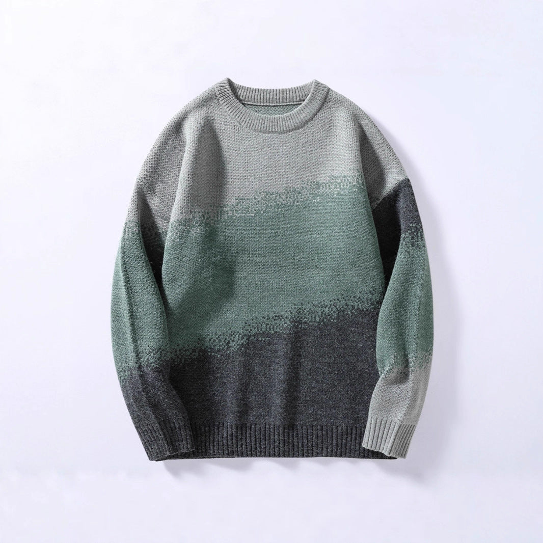 Damen Hochwertiger Rundhalsausschnitt Pullover Echoarchiv