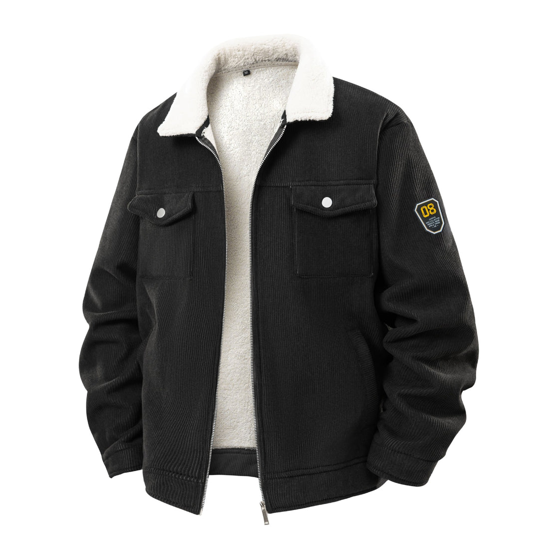 Herren Gemütliche Cordjacke mit Teddyfutter Echo Archiv
