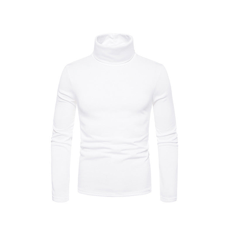 Herren Modischer Rollkragenpullover aus feinem Strick Echoarchiv