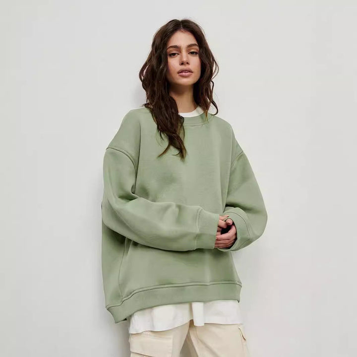 Damen Oversized SwEchoarchivtshirt im lässigen Stil mit übergroßen Ärmeln und elastischen Bündchen Echoarchiv