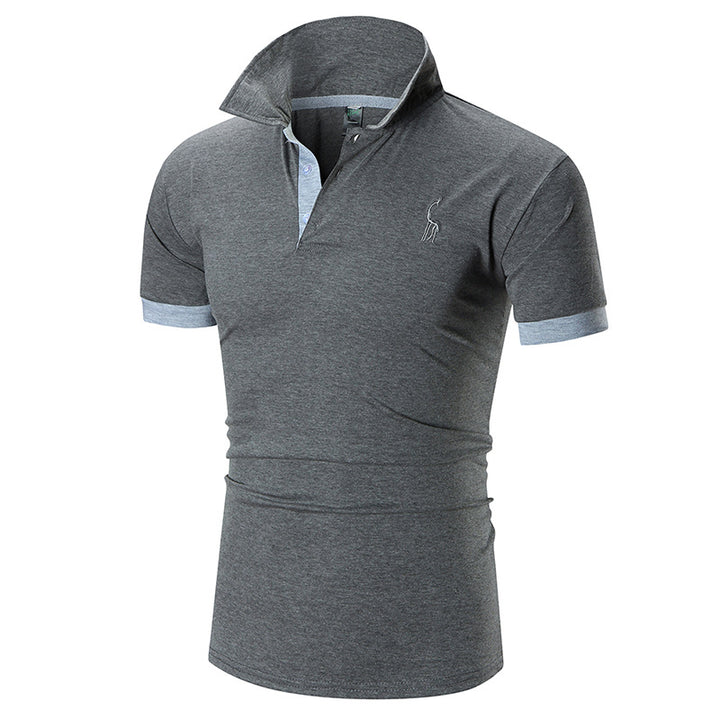 Herren Poloshirt mit modernem Kragen und figurbetonter Passform Echoarchiv