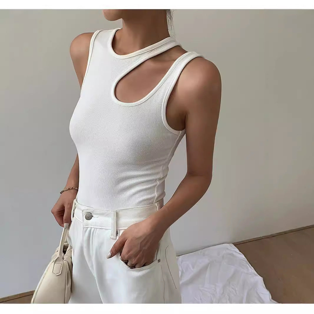 Damen Tanktop mit einzigartigem Cut-Out Design und sportlichem Schnitt Echoarchiv
