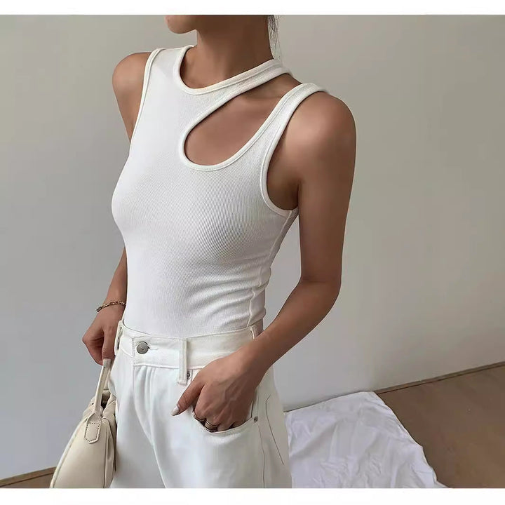 Damen Tanktop mit einzigartigem Cut-Out Design und sportlichem Schnitt Echoarchiv