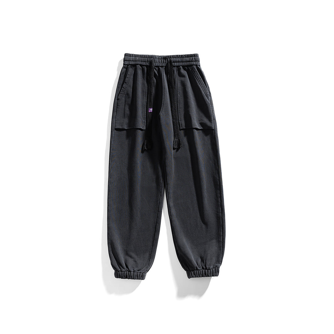 Herren Cargo-Jogginghose mit elastischem Bund und aufgesetzten Pattentaschen Echo Archiv