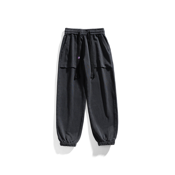 Herren Cargo-Jogginghose mit elastischem Bund und aufgesetzten Pattentaschen Echo Archiv