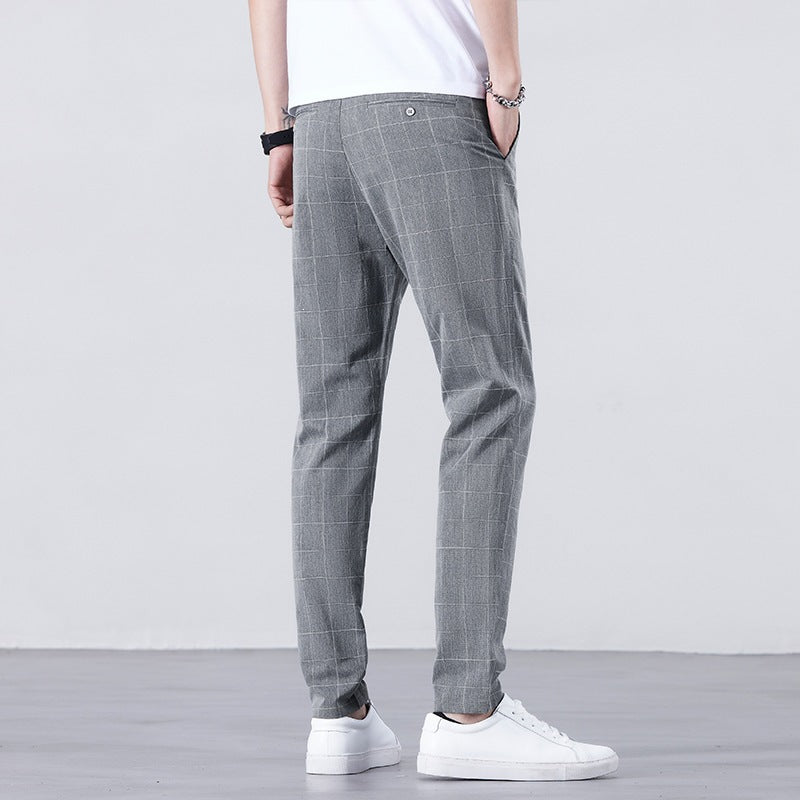 Herren Stylische Karohose Echo Archiv