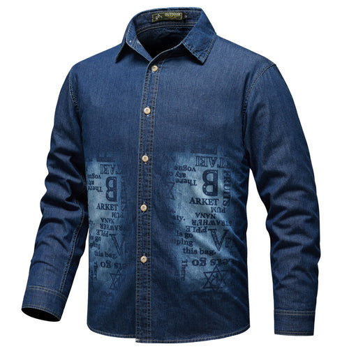 Herren Denim Hemd – Arvello