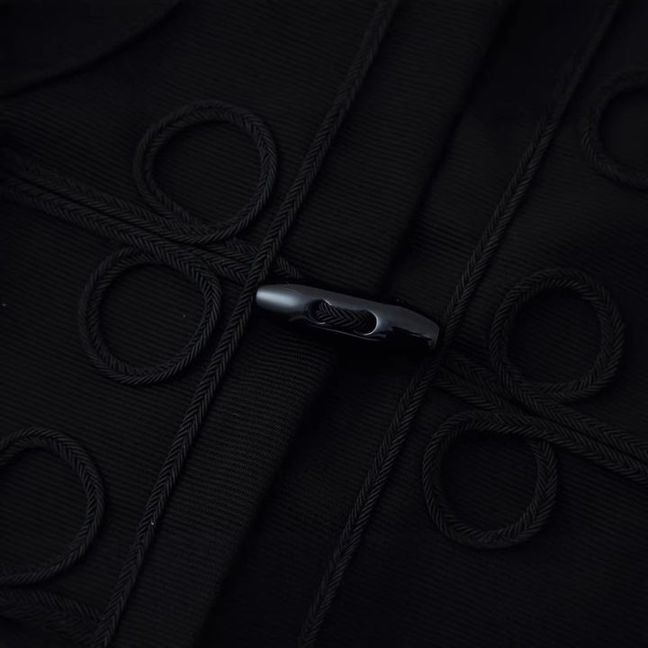 Damen Kurze Jacke mit Froschverschlüssen und Stehkragen Echo Archiv