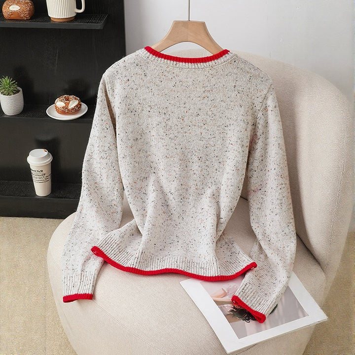 Damen Verspielter Strickcardigan mit Herzknöpfen Echo Archiv