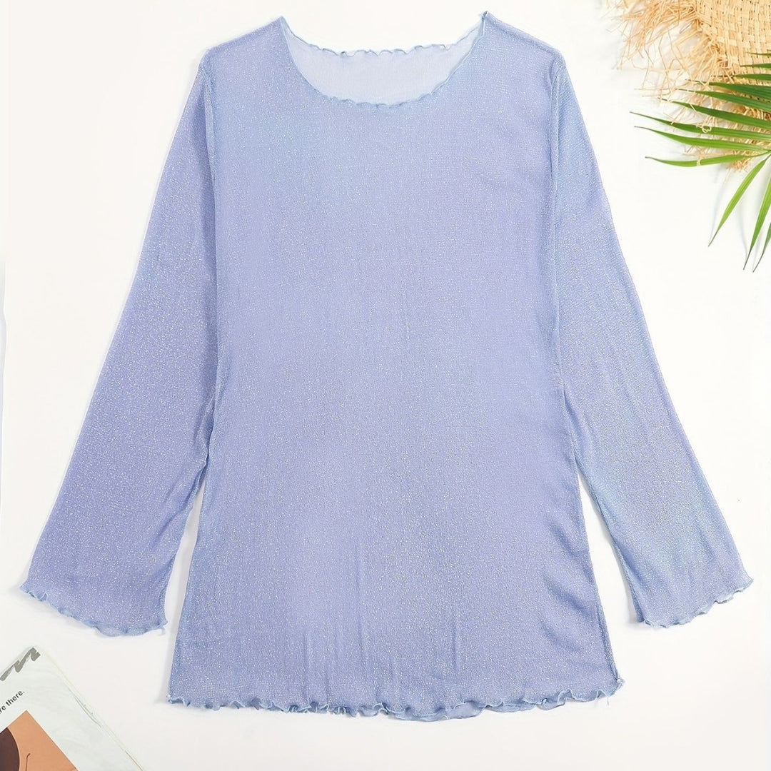 Damen Strandoberteil mit glitzerndem Material Echo Archiv