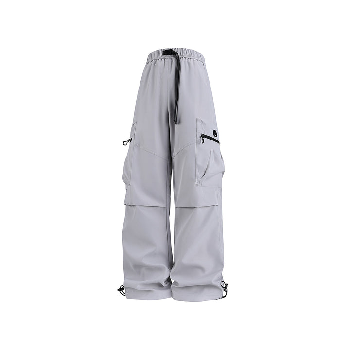 Herren Weite technische Cargo-Hose mit Multifachtaschen, Tunnelzug und verstellbaren Beinabschlüssen Echo Archiv