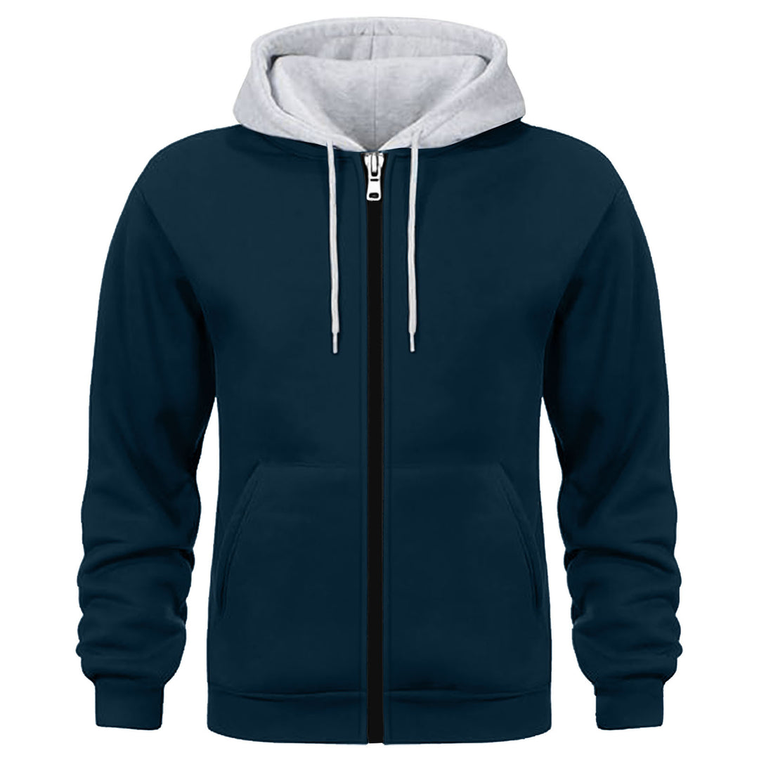 Herren Kapuzenjacke mit doppellagigem Material Echoarchiv