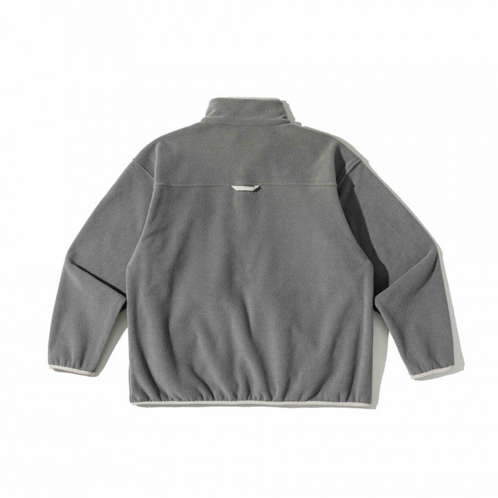 Unisex Oversize-Fleecepullover mit Halbzip, Stehkragen und Eingrifftaschen Echo Archiv