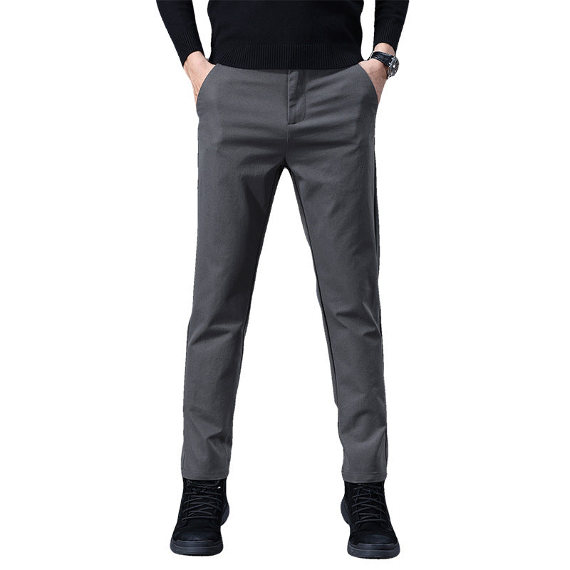 Herren entspannte Slim-Fit Hose mit praktischen Eingrifftaschen Echoarchiv