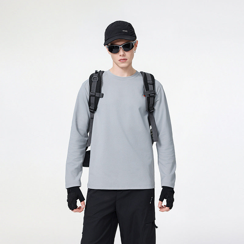 Herren Atmungsaktives Rundhals-Performance-Sweatshirt mit mikroperforierten Schulterpaneelen Echo Archiv