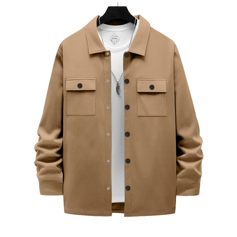 Herren modische Hemdjacke mit praktischen Taschen und innovativem Komfort Echoarchiv
